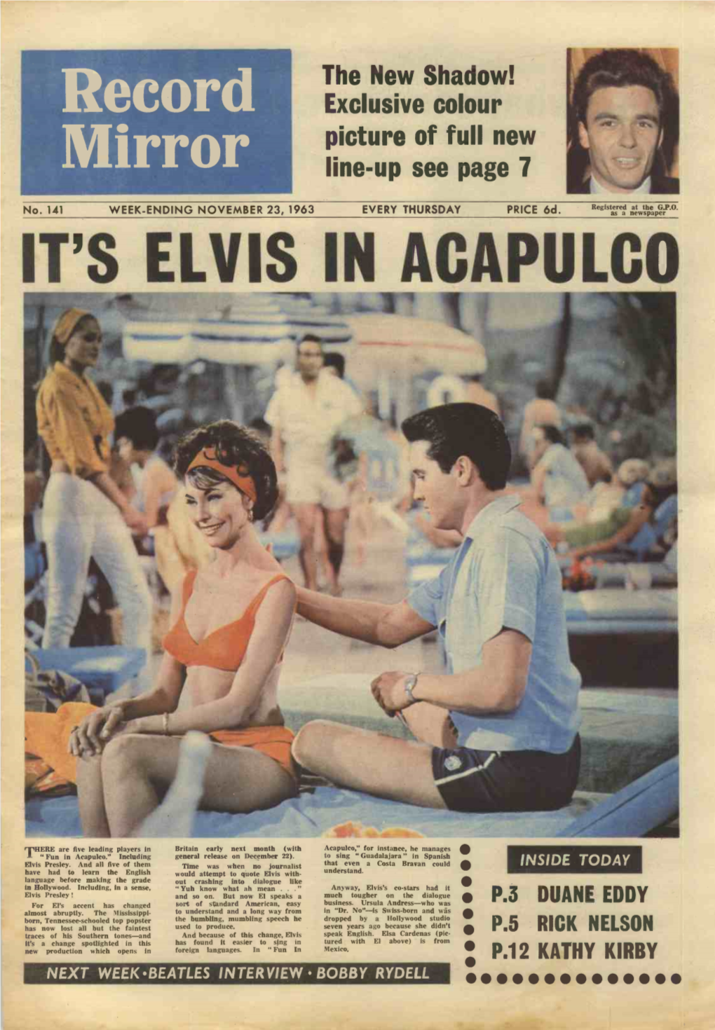 It's Elvis in Acapulco