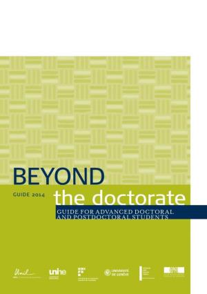 Guide Beyond Doctorate