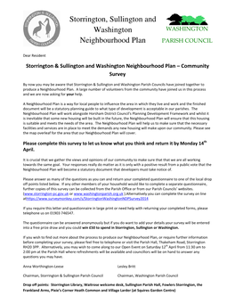 Storrington, Sullington and Washington Neighbourhood Plan