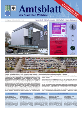 Amtsblatt Nr. 45 – 10.12.2020