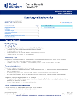 Non-Surgical Endodontics