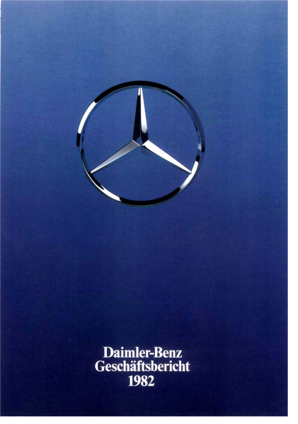 Daimler-Benz Geschäftsbericht 1982