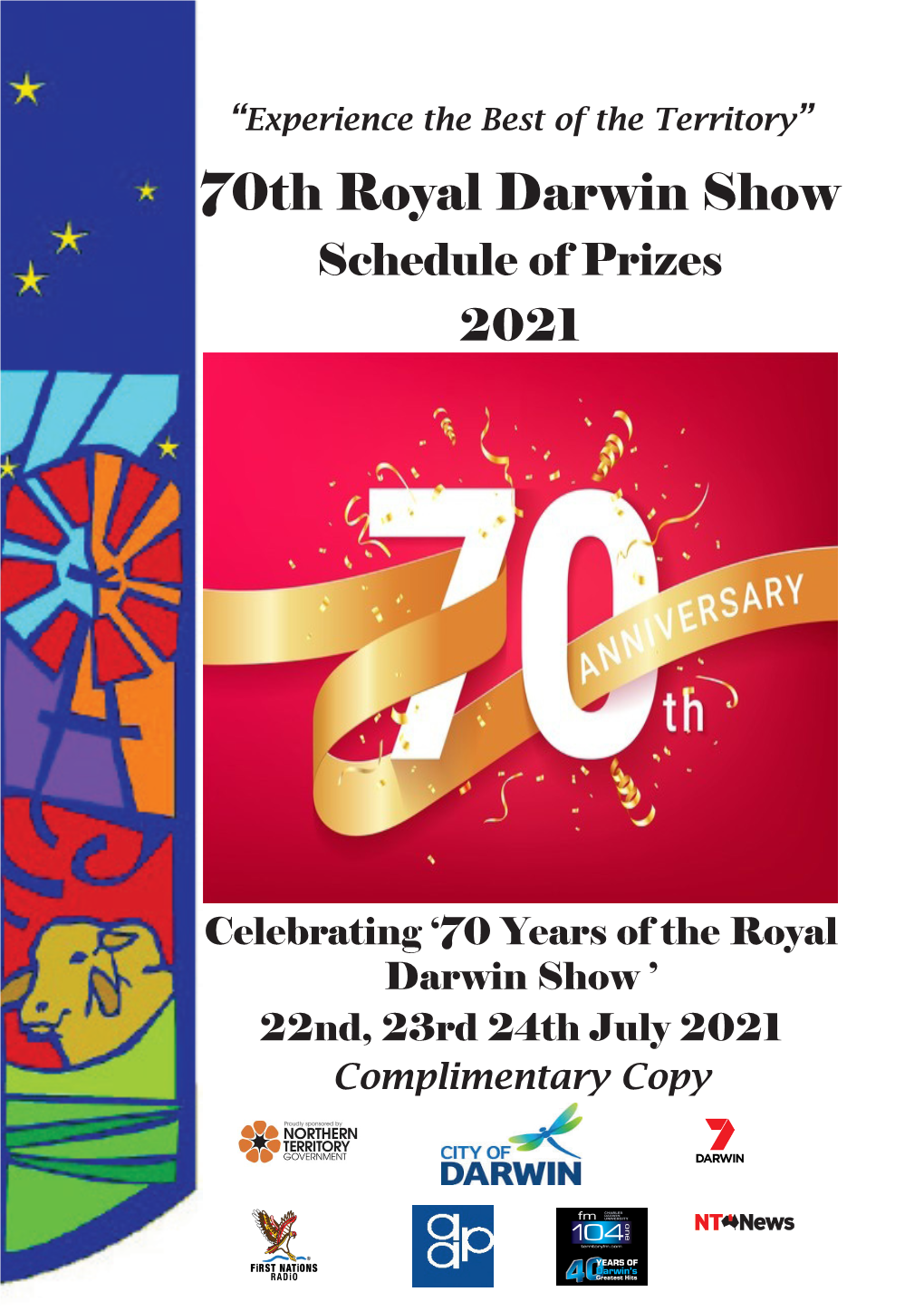 70Th Royal Darwin Show Schedule of Prizes 2021