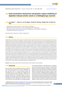 Fault Reactivation Mechanisms and Dynamic Rupture Modelling of Depletion-Induced Seismic Events in a Rotliegend Gas Reservoir