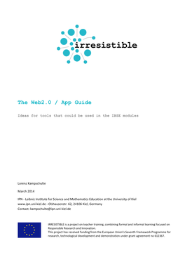 The Web2.0 / App Guide