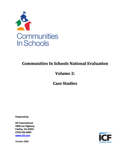 Communities in Schools National Evaluation