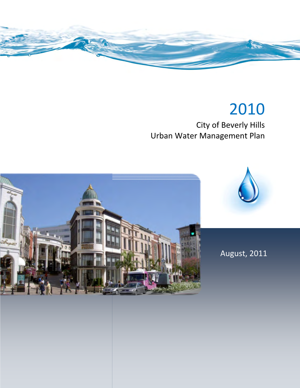 2010 City of Beverly Hills Urban Water Management Plan