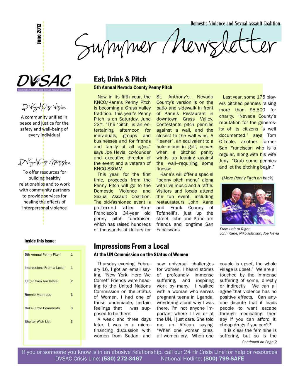 Summer Newsletter 2012(3)