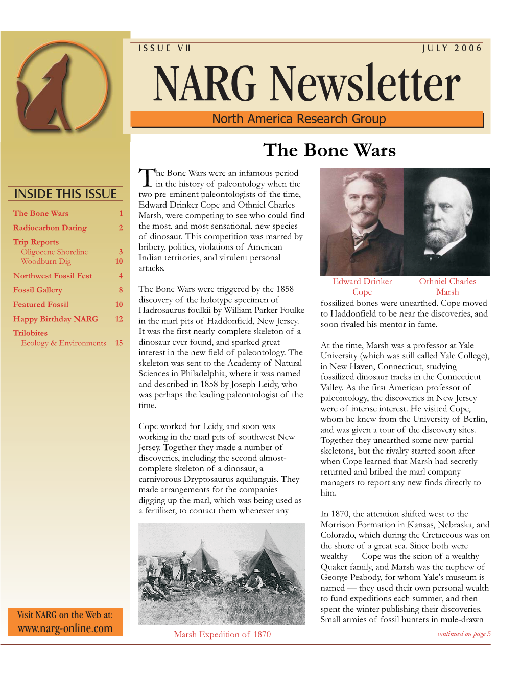 NARG Newsletter, July 2006 Radiocarbon Dating