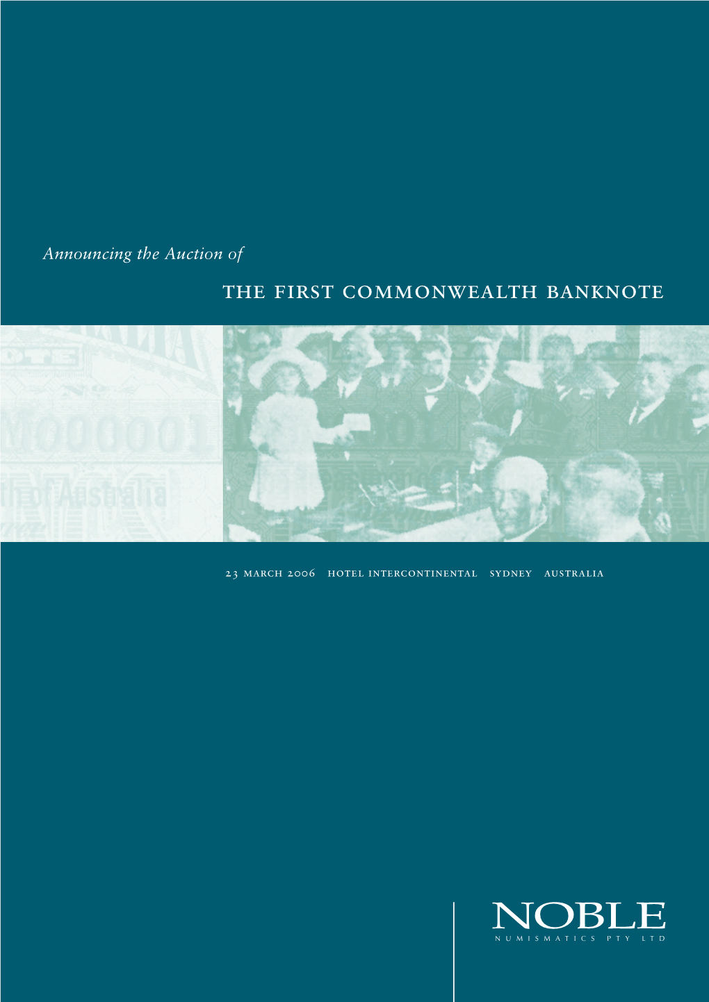 The First Commonwealth Banknote