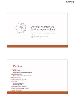 Current Systems in the Earth's Magnetosphere