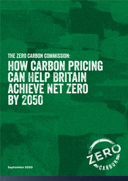 How Carbon Pricing Can Help Britain Achieve Net Zero by 2050