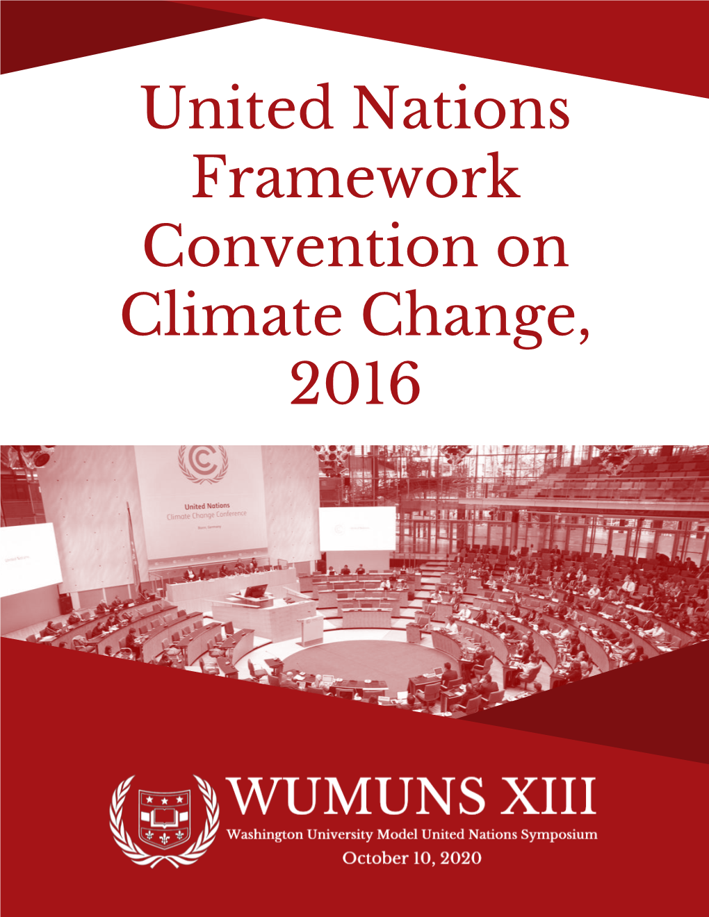 United Nations Framework Convention on Climate Change, 2016