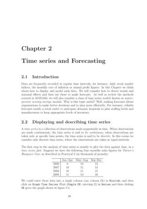 Chapter 2 Time Series and Forecasting