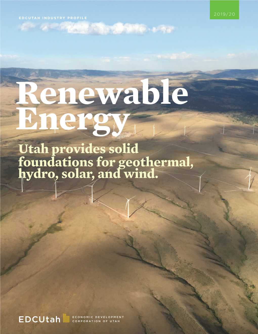 Utah Provides Solid Foundations for Geothermal, Hydro, Solar, and Wind