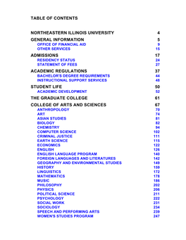 1994-1995 Academic Catalog