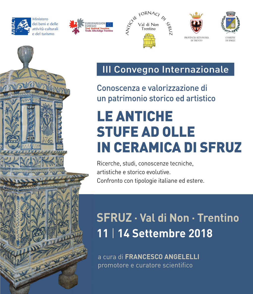 LE ANTICHE STUFE AD OLLE in CERAMICA DI SFRUZ Ricerche, Studi, Conoscenze Tecniche, Artistiche E Storico Evolutive