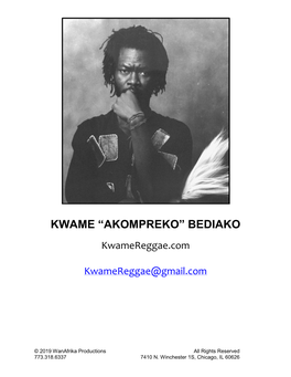 Kwame “Akompreko” Bediako