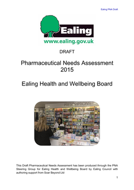 DRAFT Pharmaceutical Needs Assessment 2015
