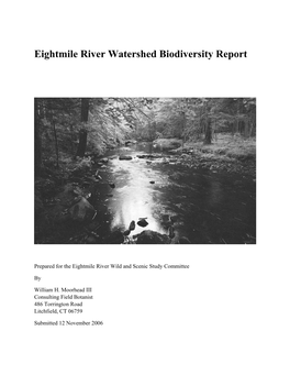 Eightmile River Watershed Biodiversity Report