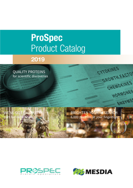 Prospec Product Catalog 2019