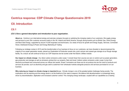 CDP Climate Change Questionnaire 2019 C0. Introduction