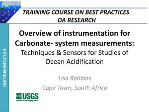 Overview of Instrumentation for Carbonate- System Measurements