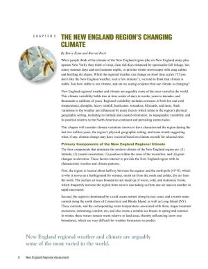 The New England Region's Changing Climate
