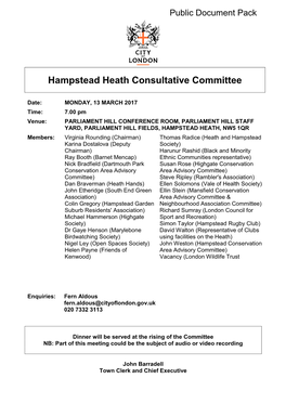 Hampstead Heath Consultative Committee