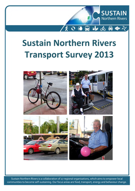 Sustain Northern Rivers Transport Survey 2013