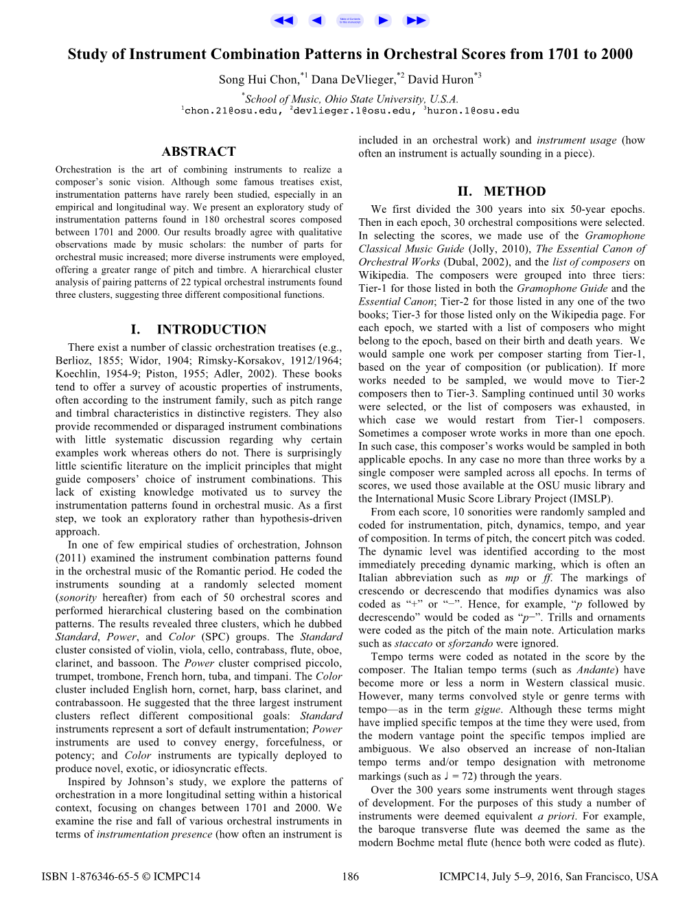 Study of Instrument Combination Patterns in Orchestral Scores from 1701 to 2000