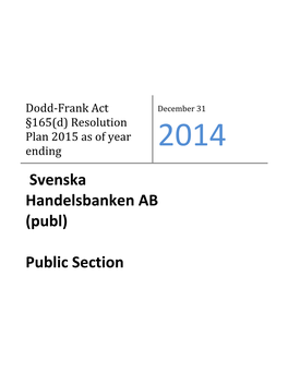 Svenska Handelsbanken AB (Publ)