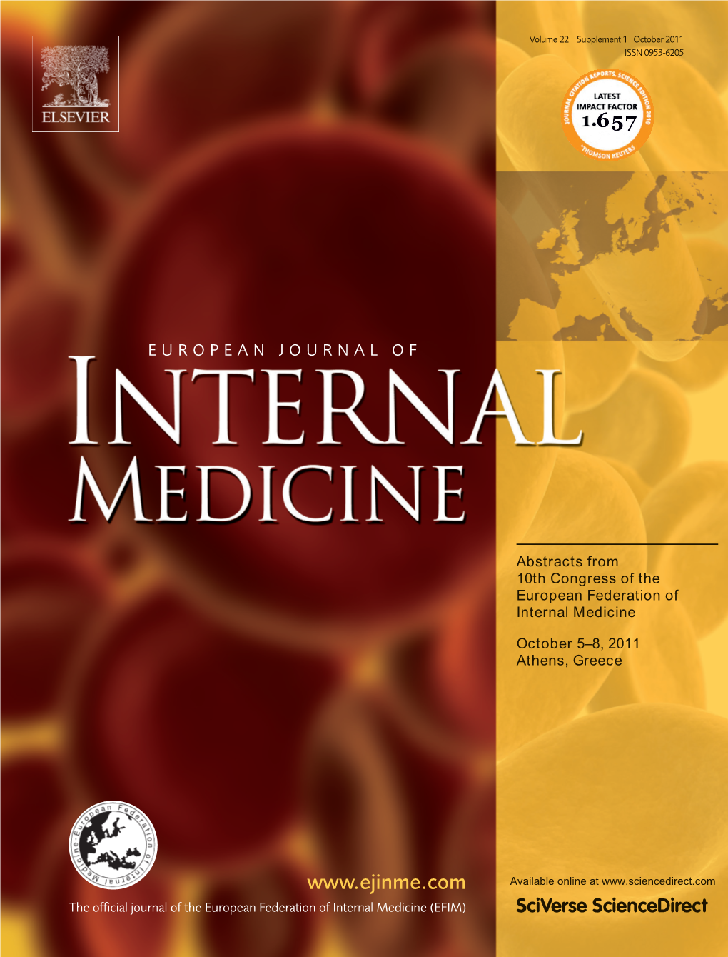 Available Online at the Official Journal of the European Federation of Internal Medicine (EFIM) EUROPEAN JOURNAL OF
