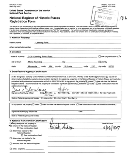 National Register of Historic Places Registration Form