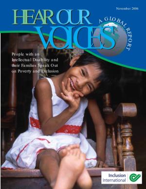 Hear Our Voices: a Global Report