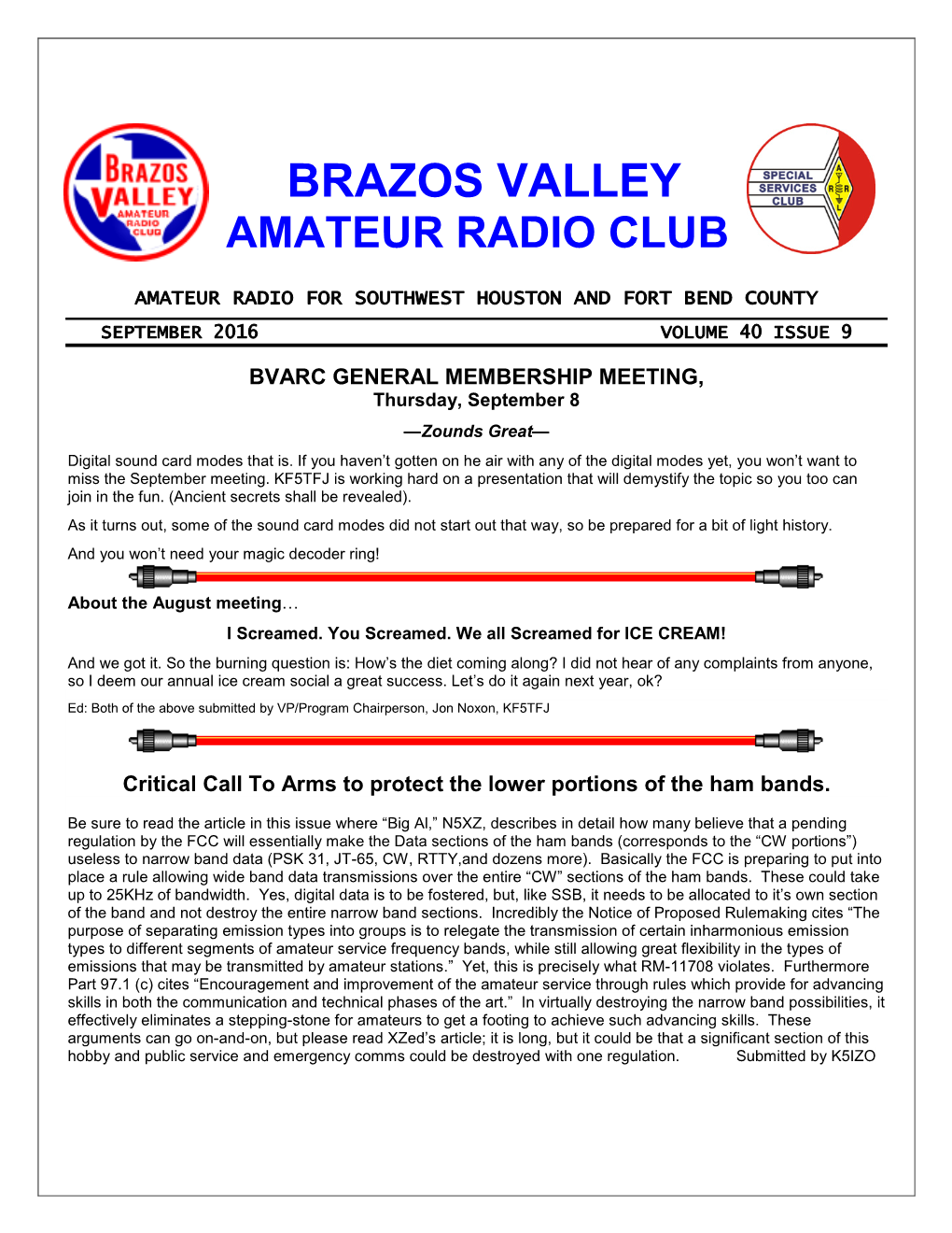 Brazos Valley Amateur Radio Club