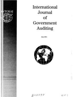 International Journal of Government Auditing, July 2001, Vol. 28, No. 3