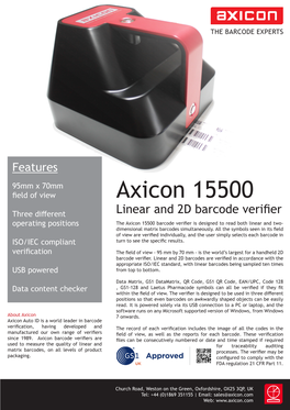 Axicon 15500