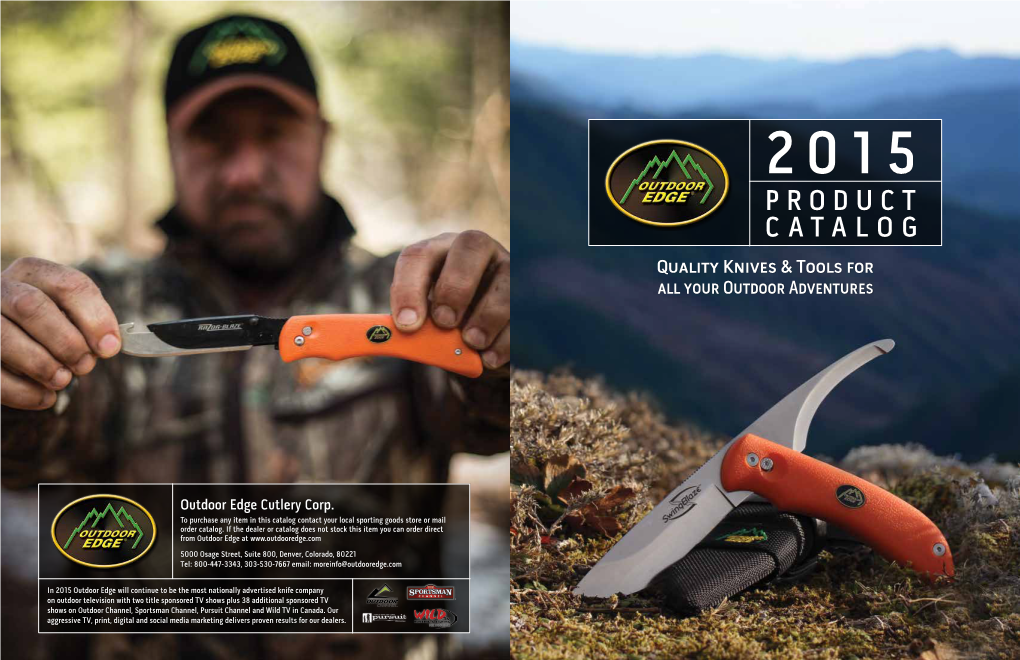 Outdoor Edge 2015 Catalog