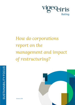 How Do Corporations Report on the Management and Impact of Restructuring?