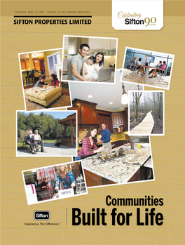 Communities Built for Life Enriching Lives Enhancing Communities