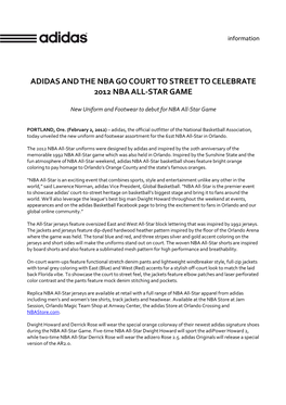 Adidas and the Nba Go Court to Street to Celebrate 2012 Nba All-Star Game