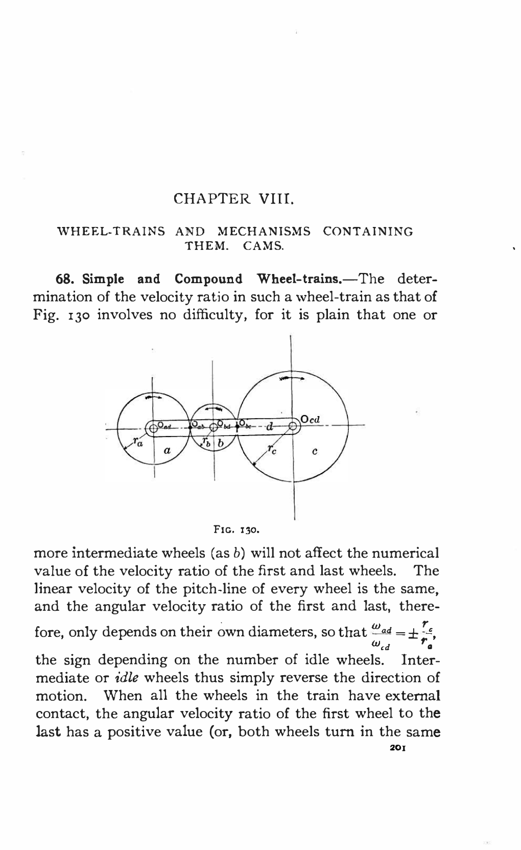 Mechanisms Containing Wheel-Trains.-1Iechanisms Are of Common Occurrence in Which Wheel Train� Form Part of Chains Containing Also Sliding and Turning Pairs