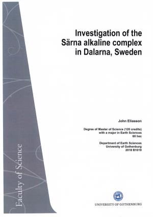 Investigation of the Särna Alkaline Complex in Dalarna, Sweden