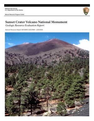 Sunset Crater National Monument Geologic Resources Evaluation