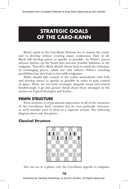 Caro-Kann Defense Strategy and Tactics