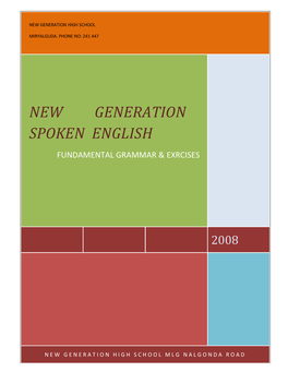 New Generation Spoken English