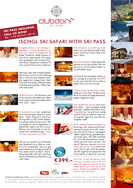 ISCHGL SKI SAFARI in Detail