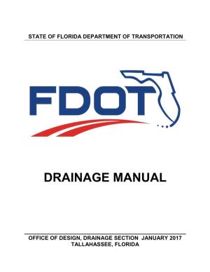 Drainage Manual