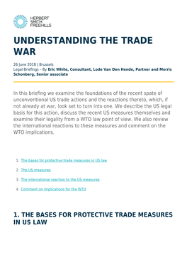Understanding the Trade War